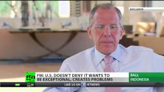 Russian FM Sergey Lavrov interview to RT [upl. by Jae]