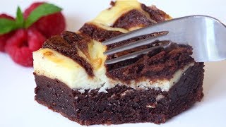 Cheesecake Brownies Recipe  How Tasty Channel [upl. by Cira]