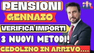 PENSIONI AUMENTI GENNAIO 2024 IN ARRIVO VERIFICA ANTEPRIMA IMPORTI 3 NUOVI METODI [upl. by Lzeil]