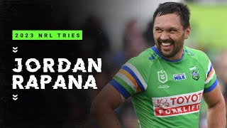 Jordan Rapanas 2023 tryscoring season  NRL [upl. by Grimona]