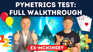 Pymetrics test BCG Bain JP Morgan Blackstone How to master the 12 Pymetrics games  Full guide [upl. by Anelim192]