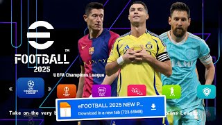 eFOOTBALL PES 2025 PPSSPP FULL UPDATE KITS amp TRANSFERS 20242025 🤯 🤯 🤯 [upl. by Orfinger]