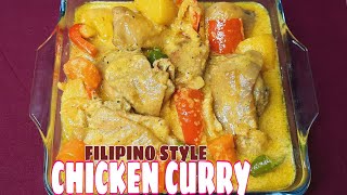 GANITO KA RIN BA MAGLUTO NG CHICKEN CURRY AMOY PA LANG ULAM NA [upl. by Cirred]