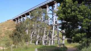 Ballarat Skipton Rail Trail Victoria Australia [upl. by Rakabuba]