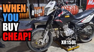 HONDA XR150L  I bought a USED unit because reasons  BEFORE YOU BUY [upl. by Aplihs242]