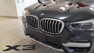 2021 BMW X3 xDrive30i Dark Graphite Pearl with Black Vernasca Leather [upl. by Nolham]