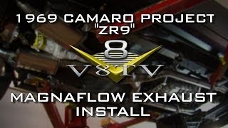 1969 Camaro ZR9 MagnaFlow Exhaust Installation Tips Video V8TV [upl. by Selina514]