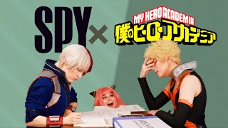 Spy x My Hero Academia MHA BNHA Todoroki and Bakugou Babysit Anya [upl. by Jodoin]