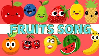 Fruit So Yummy 🍎🍉🍌🍓🍊🍒 Kids Song  Little Fruits Song  Learn Fruits Nursery Rhymes [upl. by Flor]