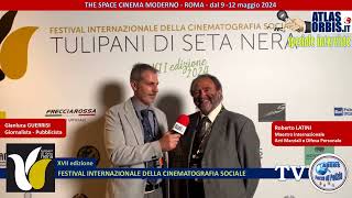 Festival Cinema Tulipani Seta Nera 2024 intervista a Roberto LATINI argosforzepolizia [upl. by Aihsela639]