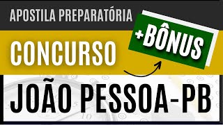 Material para Assistente de Suporte de Administração de Finanças Concurso João Pessoa  PB 2024 [upl. by Eessac]