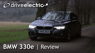 BMW 330e PHEV Car Review  DriveElectric [upl. by Namlak]