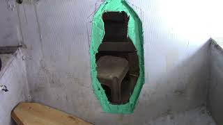 Transom Hole Fillin for Outboard Conversion [upl. by Spence]