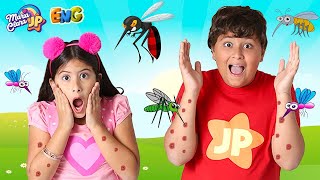 Maria Clara and JP vs mosquitoes in our house [upl. by Nanoc]