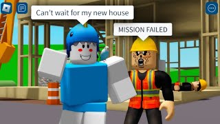 HOUSE REBUILD🏡 ROBLOX Brookhaven 🏡RP FUNNY MOMENTS [upl. by Ardnoed]