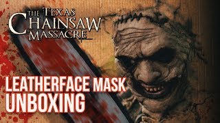 Leatherface 2003 BAD MAN Silicone mask UNBOXING [upl. by Notwen]