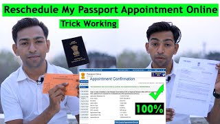 How can I reschedule my passport appointment online [upl. by Elnukeda]