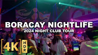 2024 Nightlife Tour of Boracay From Foam Party to Bar Hops  Walking Tour Philippines [upl. by Ardnasirk]