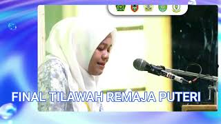 PESERTA FINALIS TILAWAH REMAJA PUTRI  MTQ PROVINSI KALIMANTAN SELATAN  2024 [upl. by Siddra538]