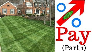 Percentage Pay  Performance Pay  Piecework  Part 1  Lawn Crack VLOG 027 [upl. by Oler]