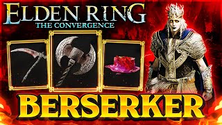 BERSERKER DESTROYS POISE in Elden Rings Convergence Mod [upl. by Iew]