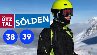 Ski Sölden 2019 • Blue 38 39 • Skiing Paradise 4K [upl. by Windy124]