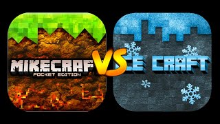 Mikecraft VS Ice Craft Game Comparison [upl. by Nacul]