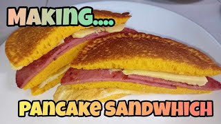 Pancake Sandwhich breakfastidea pancake [upl. by Grondin]