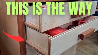 How to make easy workshop drawers no runners no fuss [upl. by Abernathy]