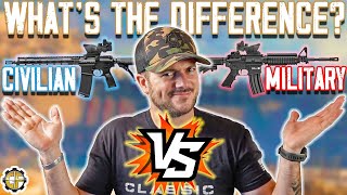 Whats The Difference Between An AR15 and The Military M16M4 [upl. by Hannad]