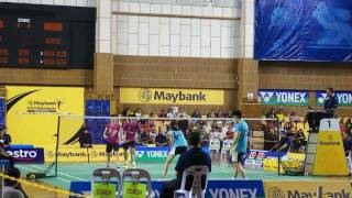 Selangor Badminton Open 2012  Mixed Doubles Finals Lee Chong Wei amp Vivian Hoo Vs Chan PS amp Goh LY [upl. by Arit44]