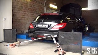 Brabus CLS 850 Shooting Brake on the Dyno  Epic Sounds [upl. by Akenn]