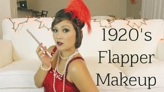 1920s Flapper Makeup Tutorial [upl. by Anotyad]