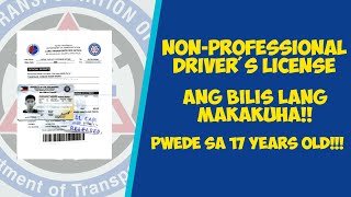 PAANO KUMUHA NG NONPROFESSIONAL DRIVERS LICENSE  2022 UPDATED STEP BY STEP GUIDE  LTO NPDL [upl. by Droc]