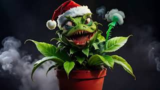 🎄🌱💨 Audrey II from Little Shop of Horrors Farts quotGood King Wenceslasquot – Christmas meets Halloween 💨🎄 [upl. by Ecinnej]