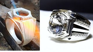 how to make a signet ring how to make jewelry [upl. by Uah]