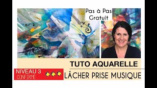 Apprendre la peinture aquarelle moderne et facile et contemporaine [upl. by Hcelemile]