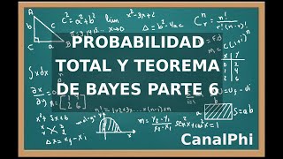 Probabilidad Total y Teorema de Bayes Parte 6 [upl. by Schechinger]