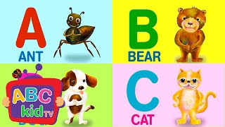 Learn the Animal Alphabet  ABC Kid TV Nursery Rhymes amp Kids Songs [upl. by Agnese]