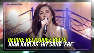 Regine Velasquez belts Juan Karlos hit song ERE  ABSCBN News [upl. by Yecak]