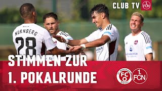 quotDie frühen Tore haben uns geholfenquot  Stimmen zum Sieg  FC Oberneuland  1 FC Nürnberg 19 [upl. by Hayott]