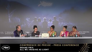 GRAND PRIX – Press Conference – PALMARES – English – Cannes 2024 [upl. by Noruq]