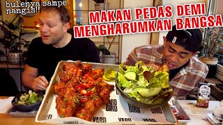 LOMBA MAKAN AYAM TERPEDAS DI EROPA LAWAN BULE [upl. by Nims]