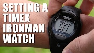 How to Set a Timex Ironman Triathlon Watch [upl. by Akcinehs]