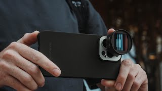 Anamorphic 155x Lens for iPhone 15 amp 14 Pro  SANDMARC [upl. by Neelak]