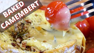 BAKED CAMEMBERT WITH HONEY ROASTED TOMATOES [upl. by Haizek]