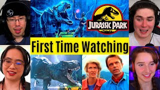 REACTING to Jurassic Park 1993 ABSOLUTELY AMAZING First Time Watching Classic Movies [upl. by Luci]