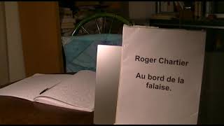 Roger Chartier Au bord de la falaise Lhistoire entre certitudes et inquiétude [upl. by Burgener]