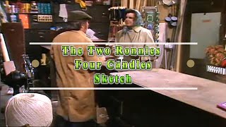 The Two Ronnies  Four Candles Sketch [upl. by Nnaillek162]