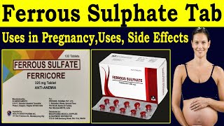 ferrous sulphate tablets ip 200 mg  ferrous sulphate in pregnancy  iron deficiency anemia [upl. by Tarah]